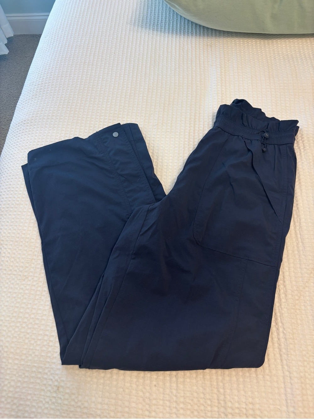 Athleta Navy Drawstring Track Pants
